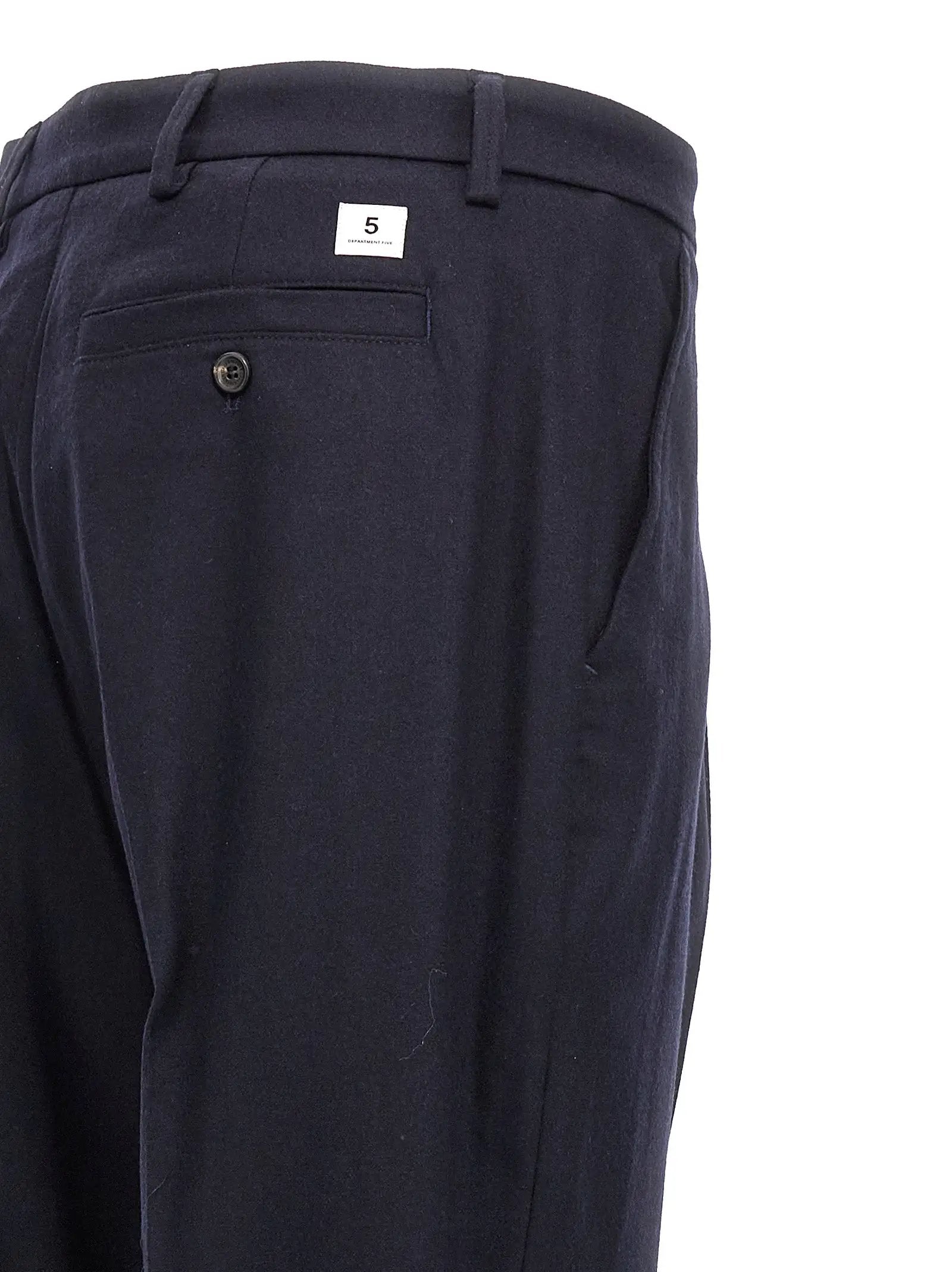 Department 5 Blue Wool Dress Pants