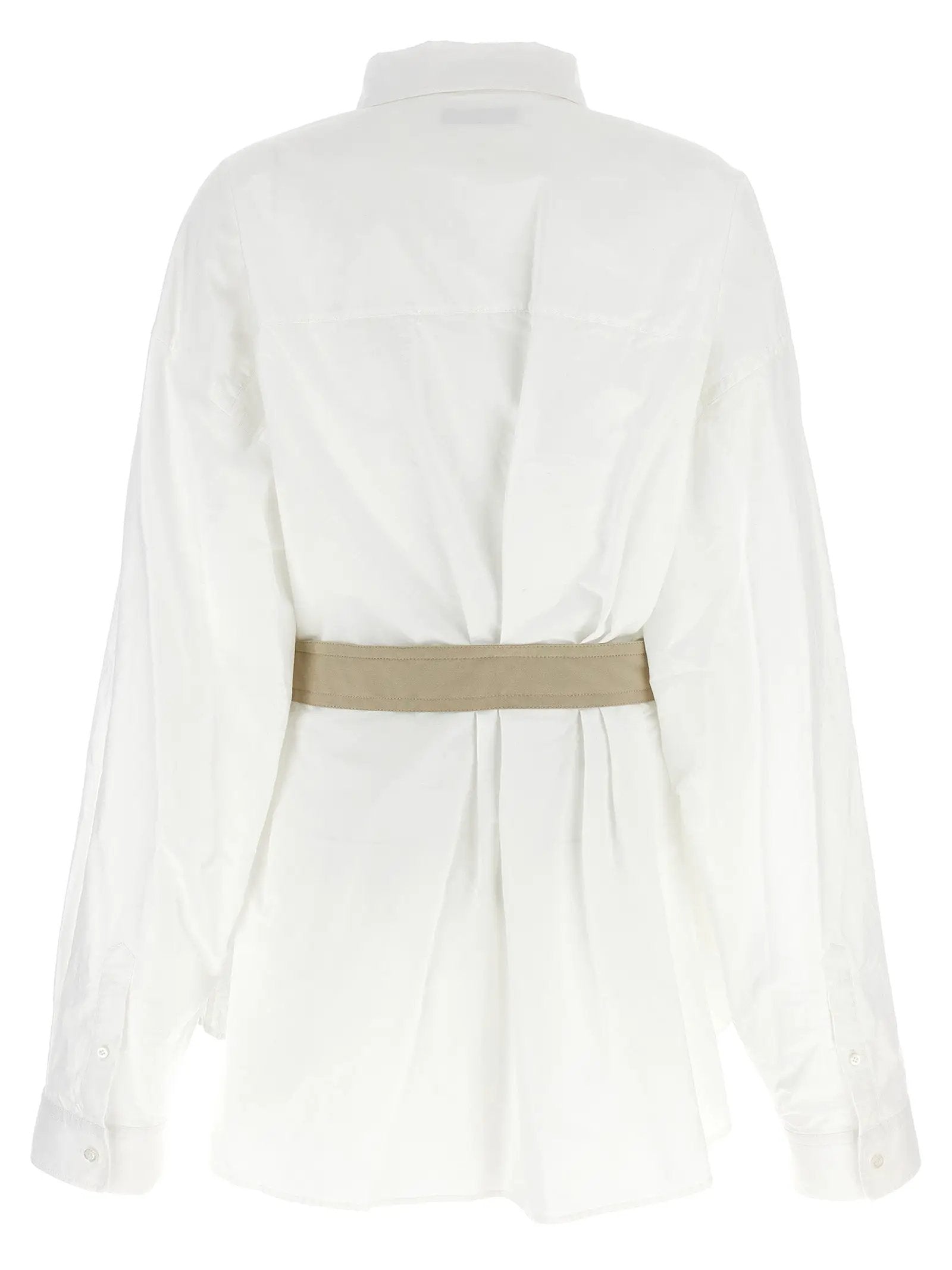 Balenciaga White Cotton Blouse