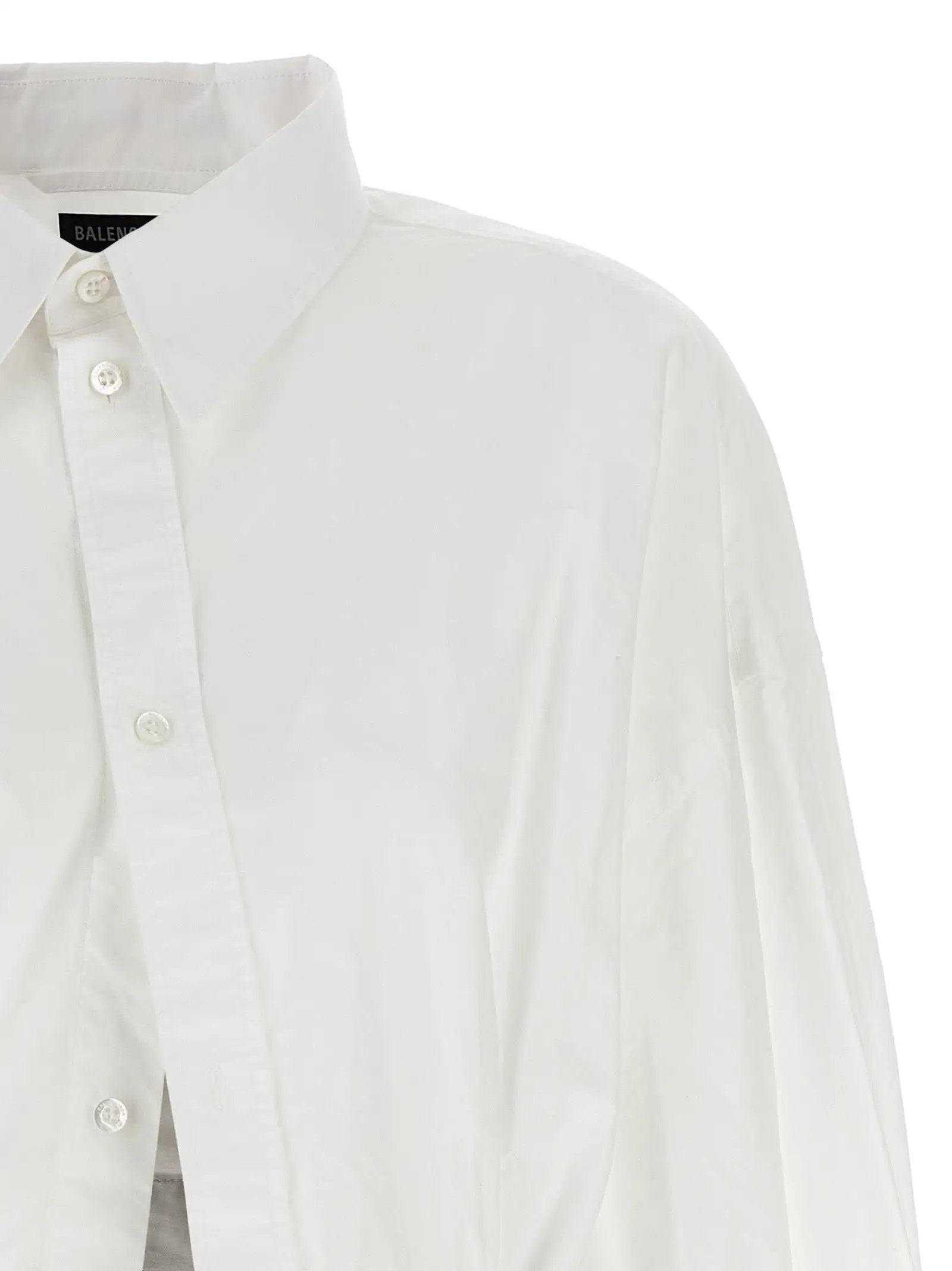Balenciaga White Cotton Blouse