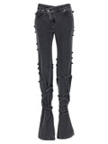 Alexander McQueen Black Cotton Flared Jeans
