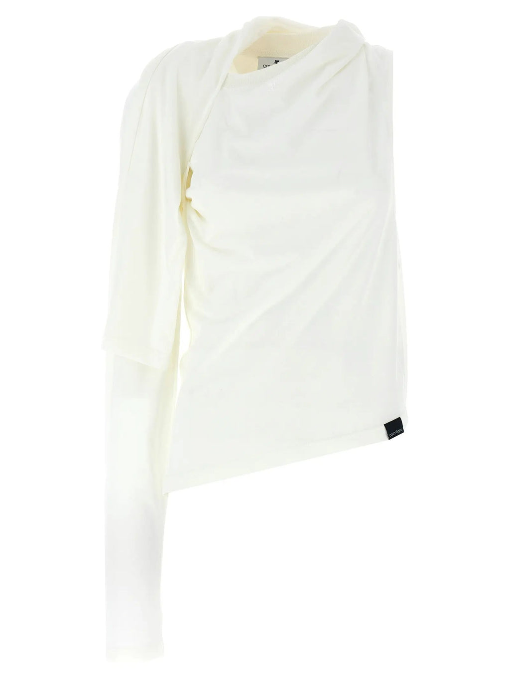 Courrèges White Cotton Long Sleeve T-Shirt