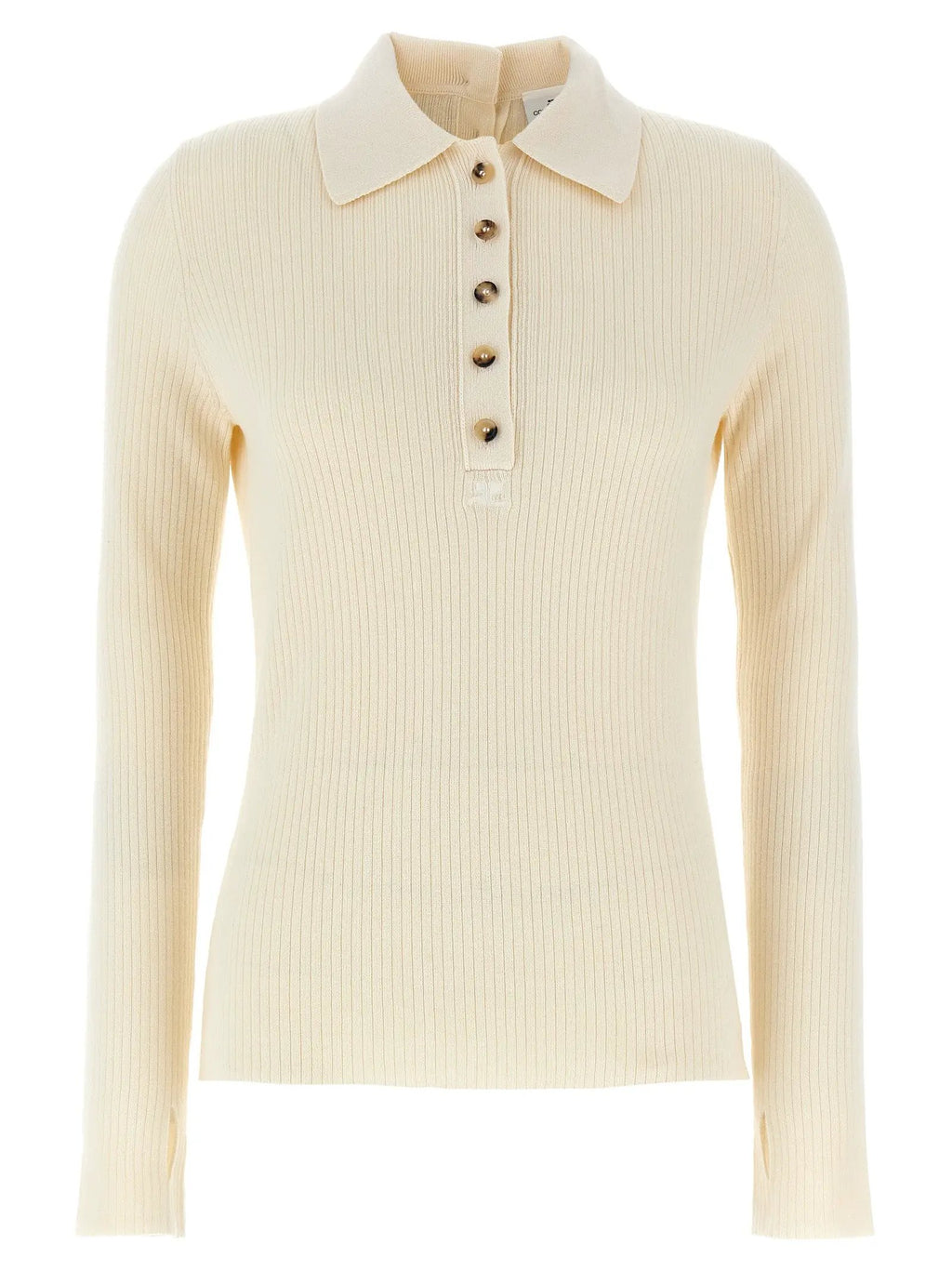 Courrèges White Cotton Cardigan