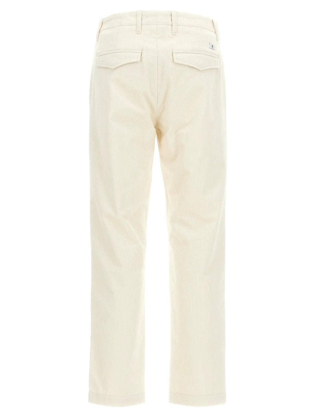 Department 5 White Cotton Casual Pants