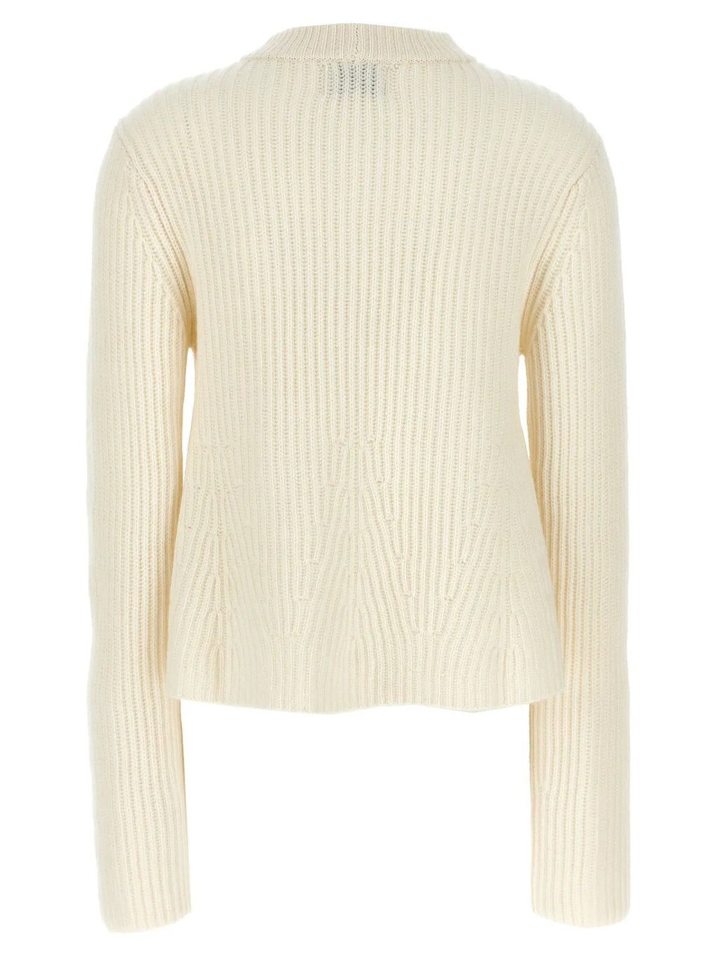Loulou De Saison White Cashmere Cardigan