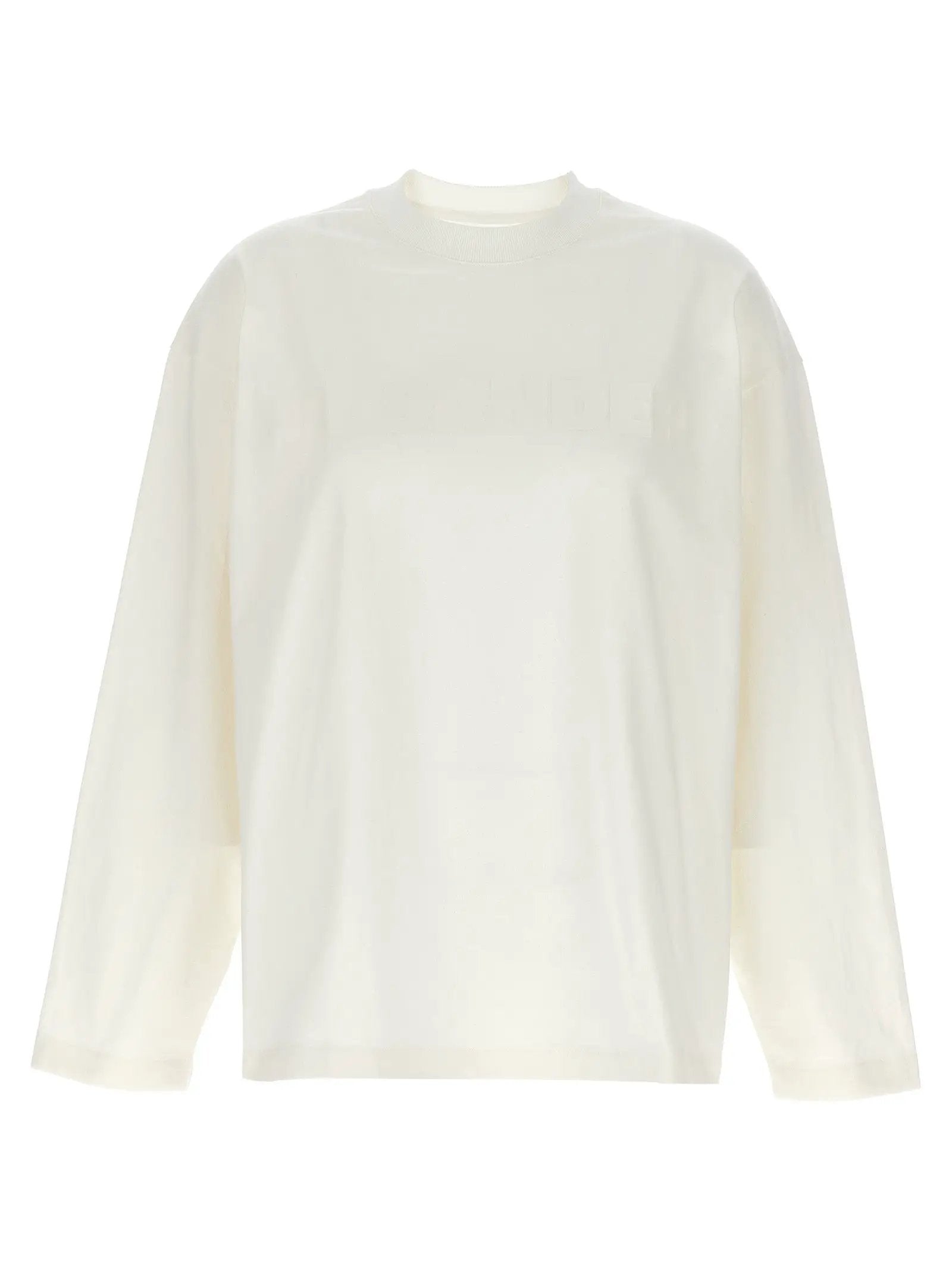 Jil Sander White Cotton Long Sleeve T-Shirt