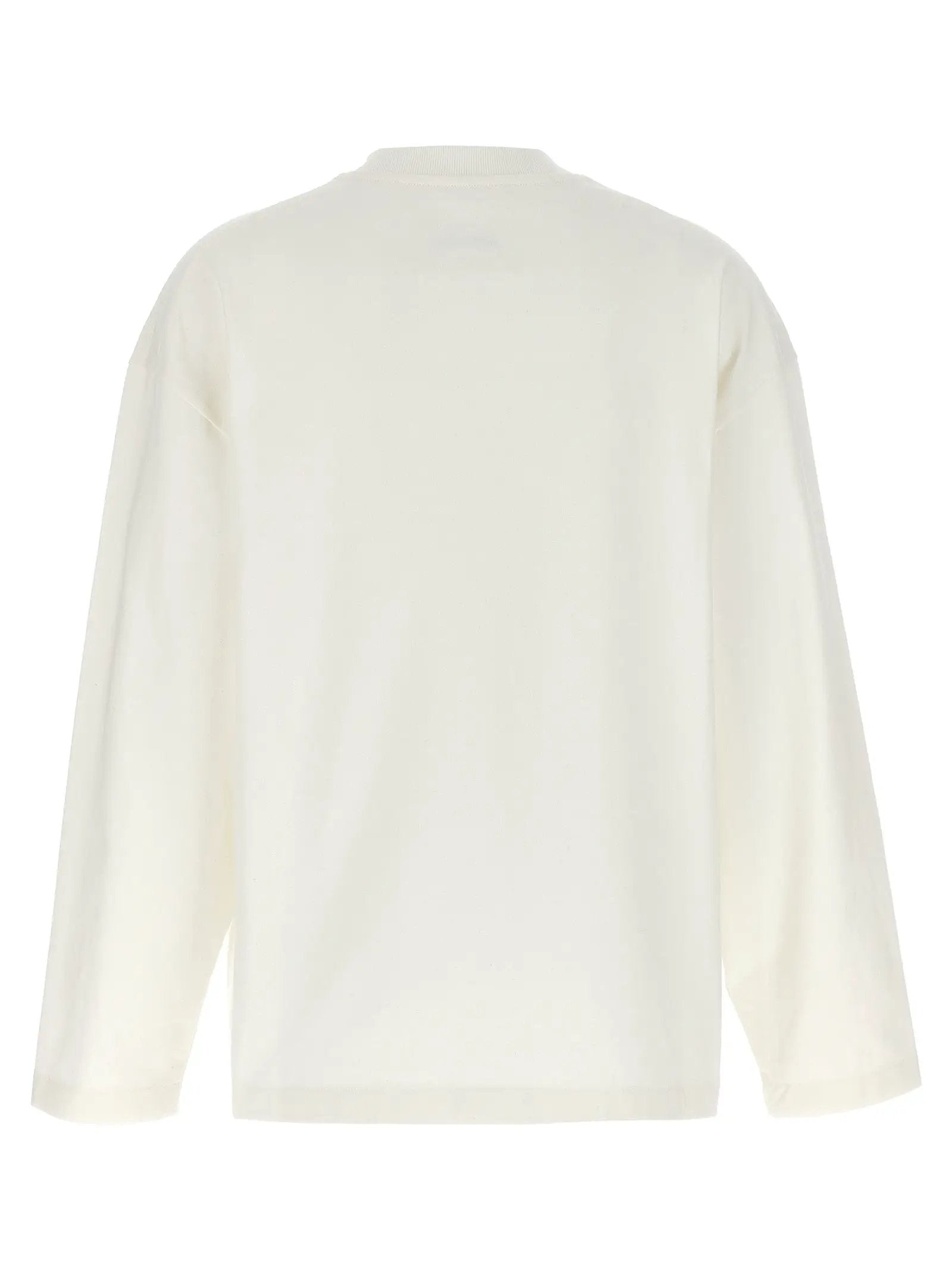 Jil Sander White Cotton Long Sleeve T-Shirt