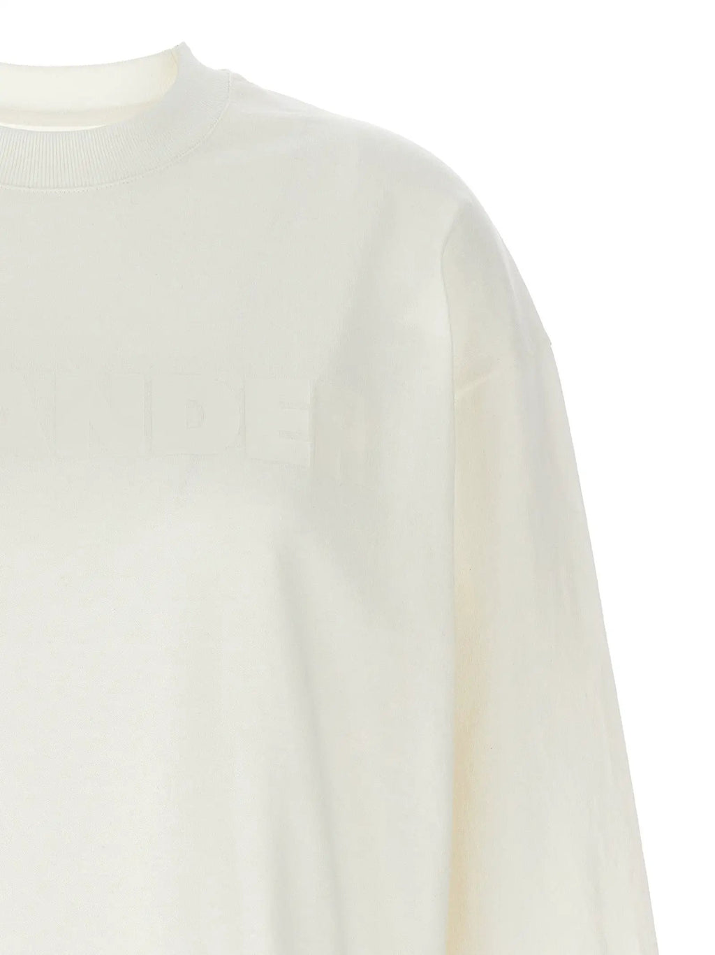 Jil Sander White Cotton Long Sleeve T-Shirt