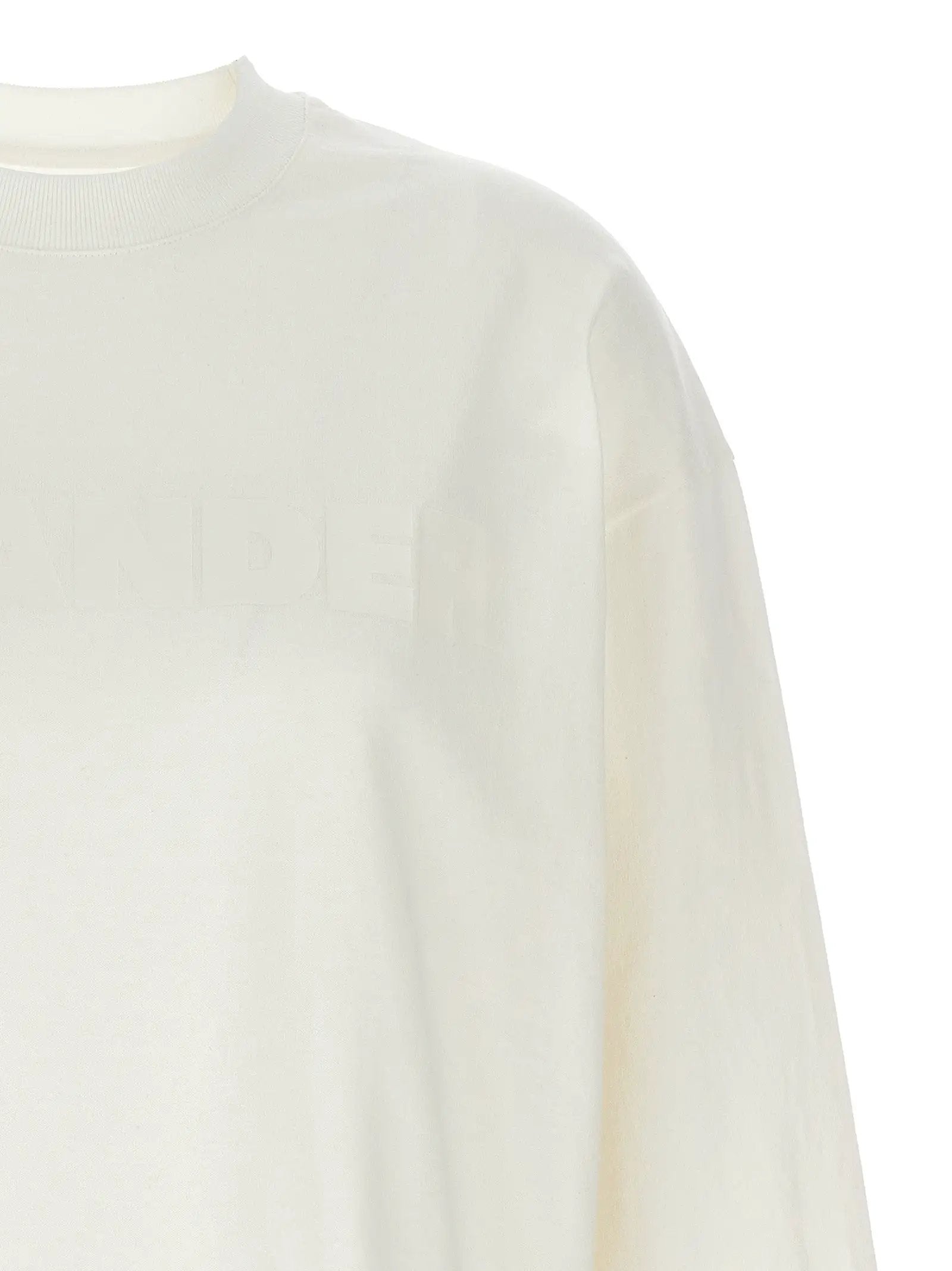 Jil Sander White Cotton Long Sleeve T-Shirt