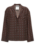 Moschino Brown Silk Blouse