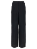 Moschino Black Acetate Casual Pants