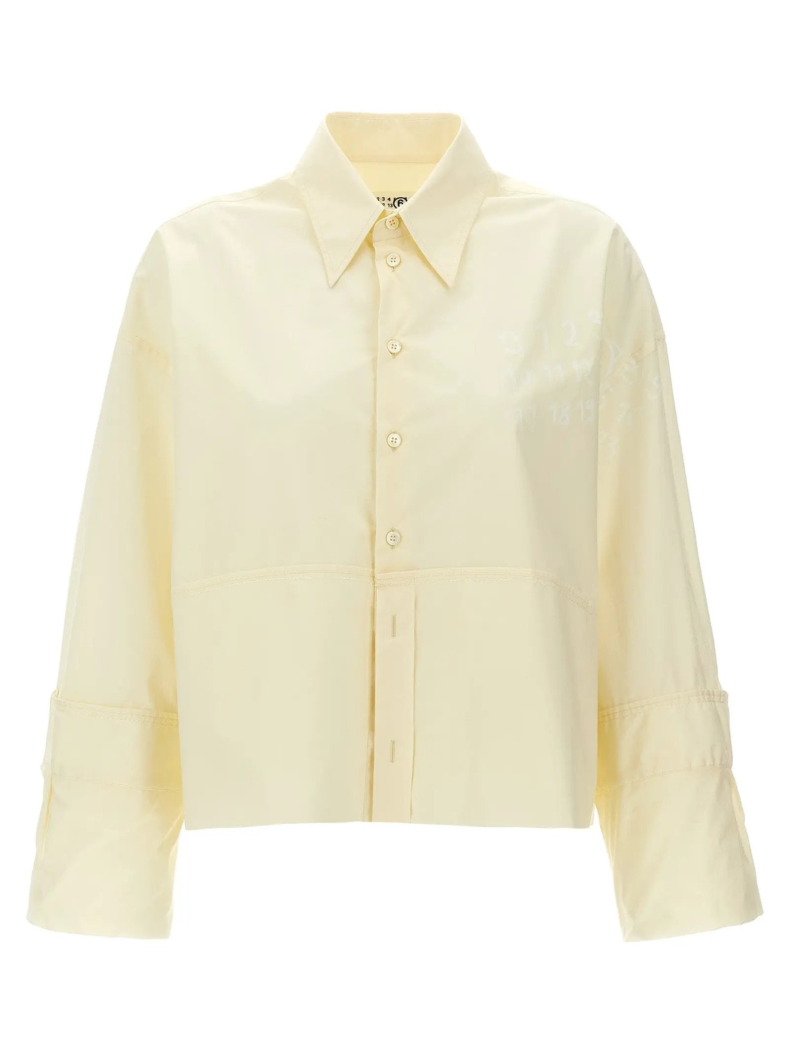MM6 Maison Margiela White Cotton Blouse