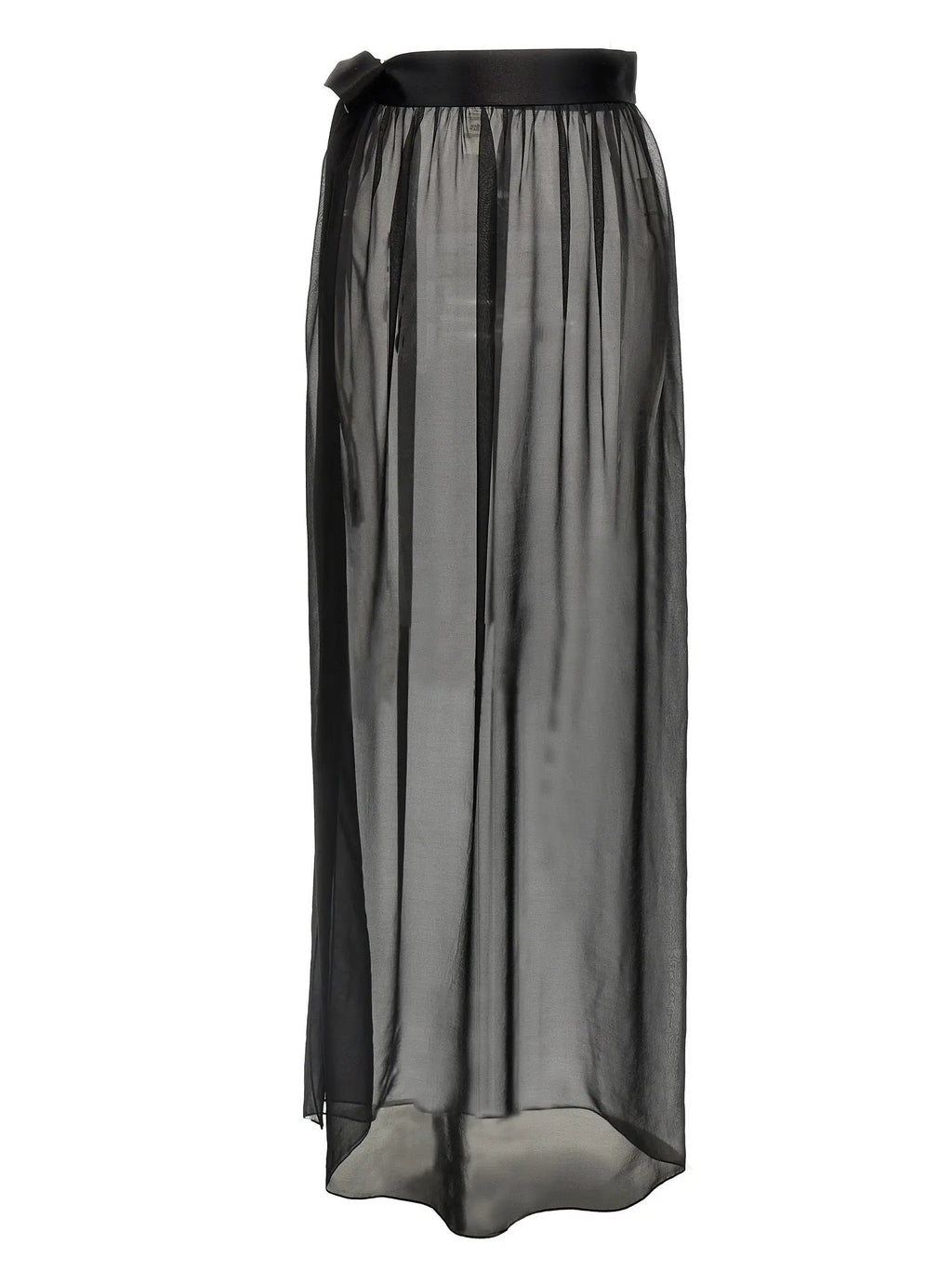 Dolce & Gabbana Black Silk Mini Skirt