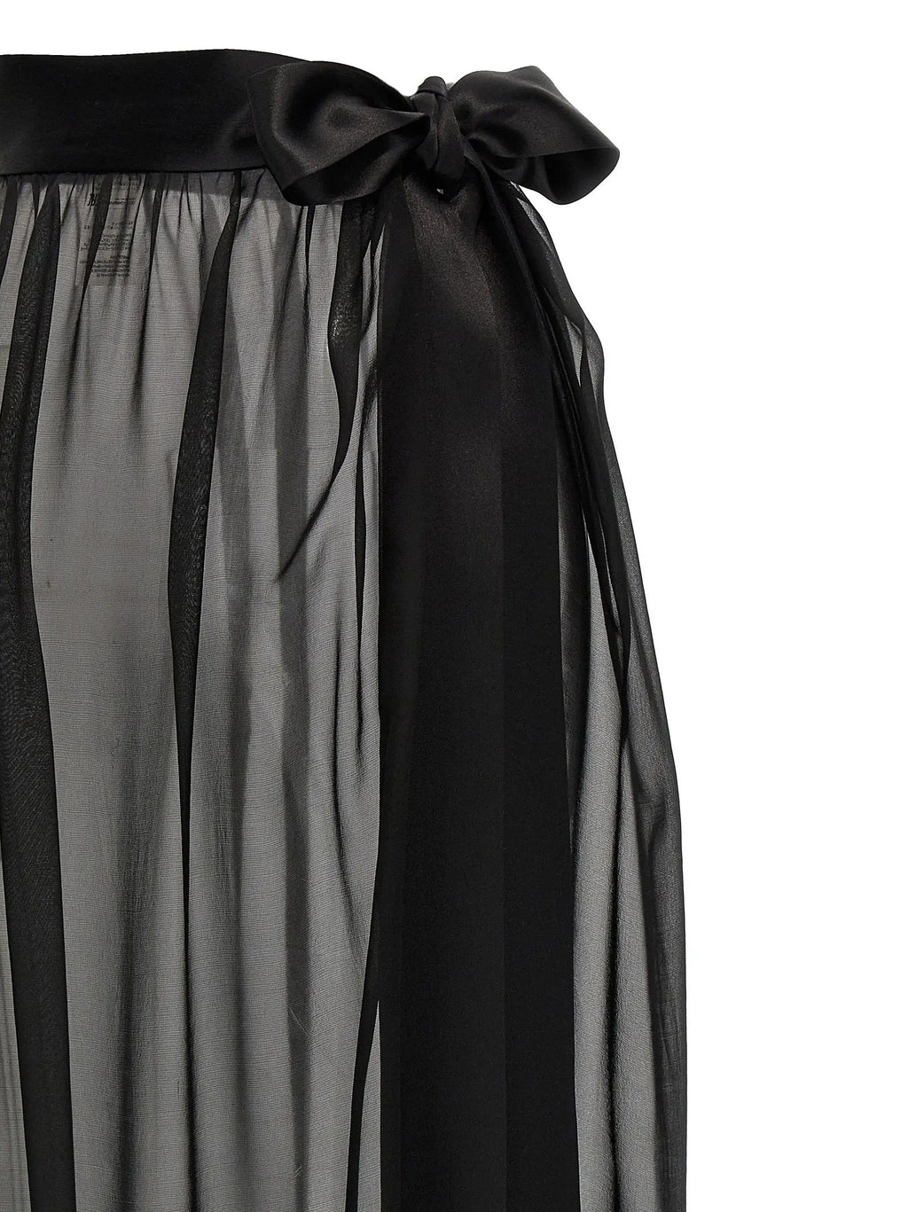 Dolce & Gabbana Black Silk Mini Skirt