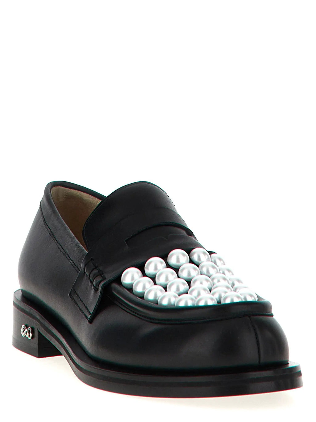 MACH & MACH Bicolor Calfskin Slip-On Loafers