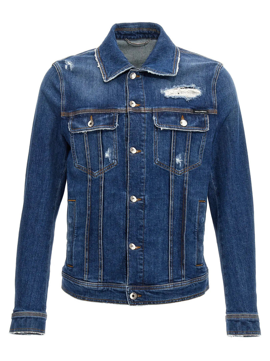 Veste en jean bleu Dolce & Gabbana en coton