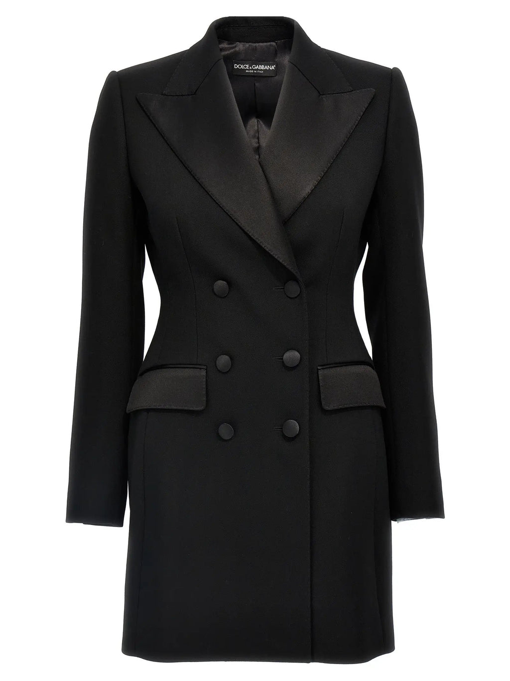 Blazer Dolce & Gabbana en laine vierge noire