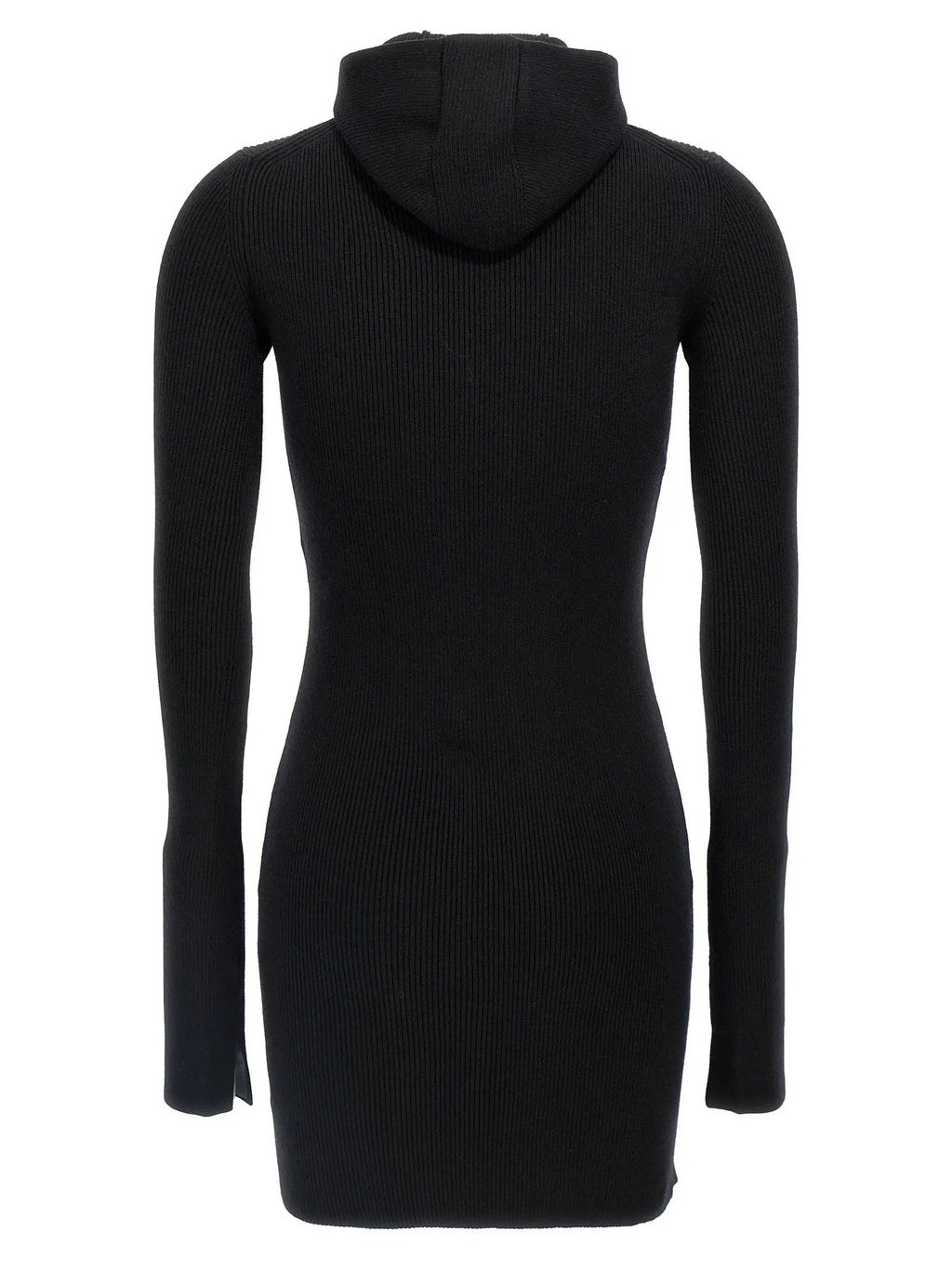 Fendi Black Wool Short Dress