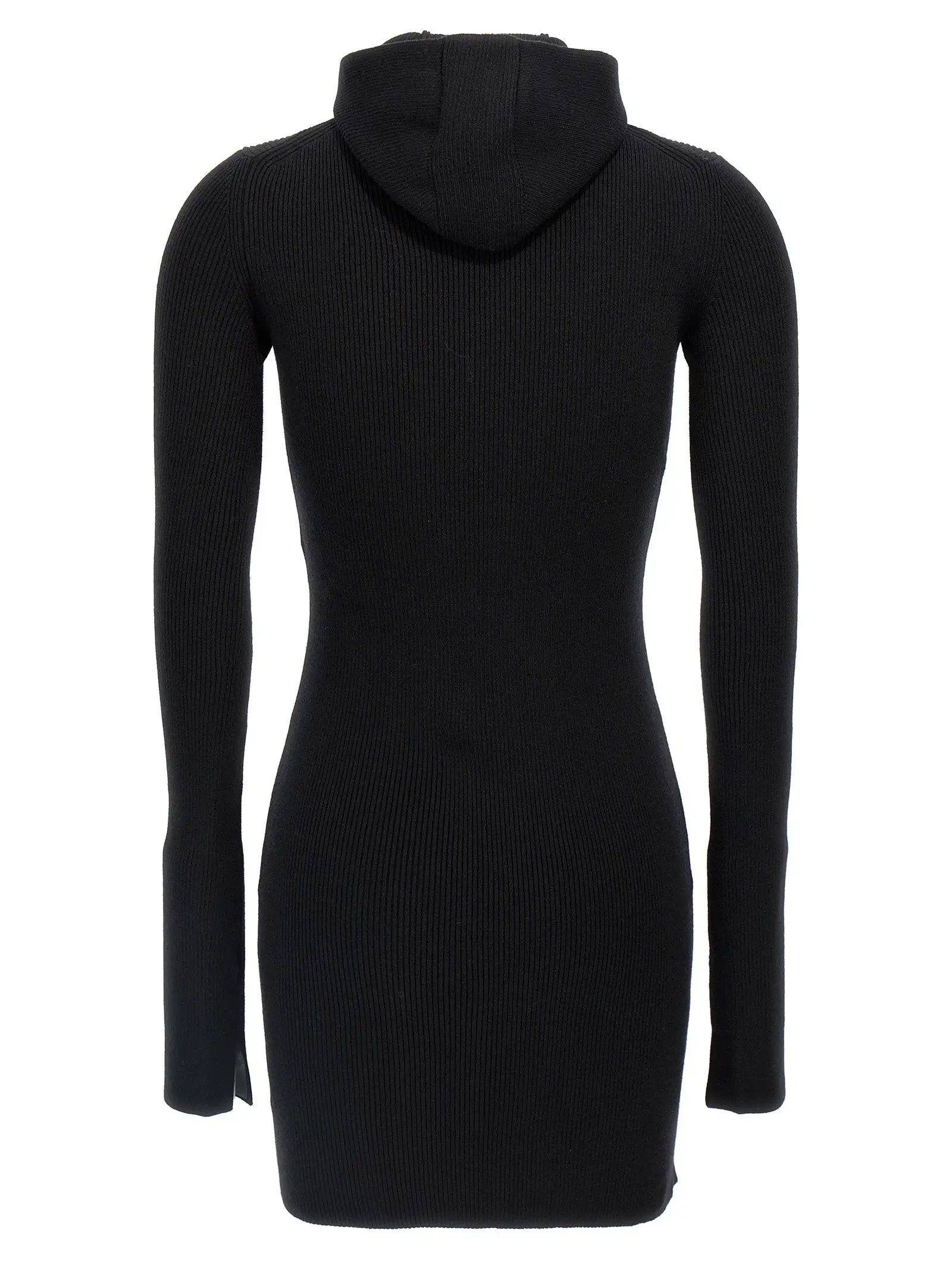 Fendi Black Wool Short Dress