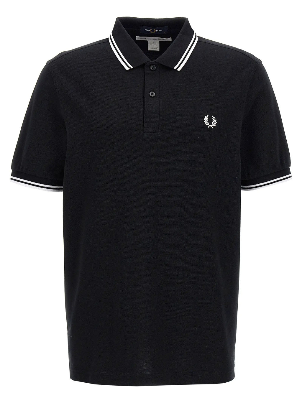 Comme Des Garçons Bicolor Cotton Polo Shirt