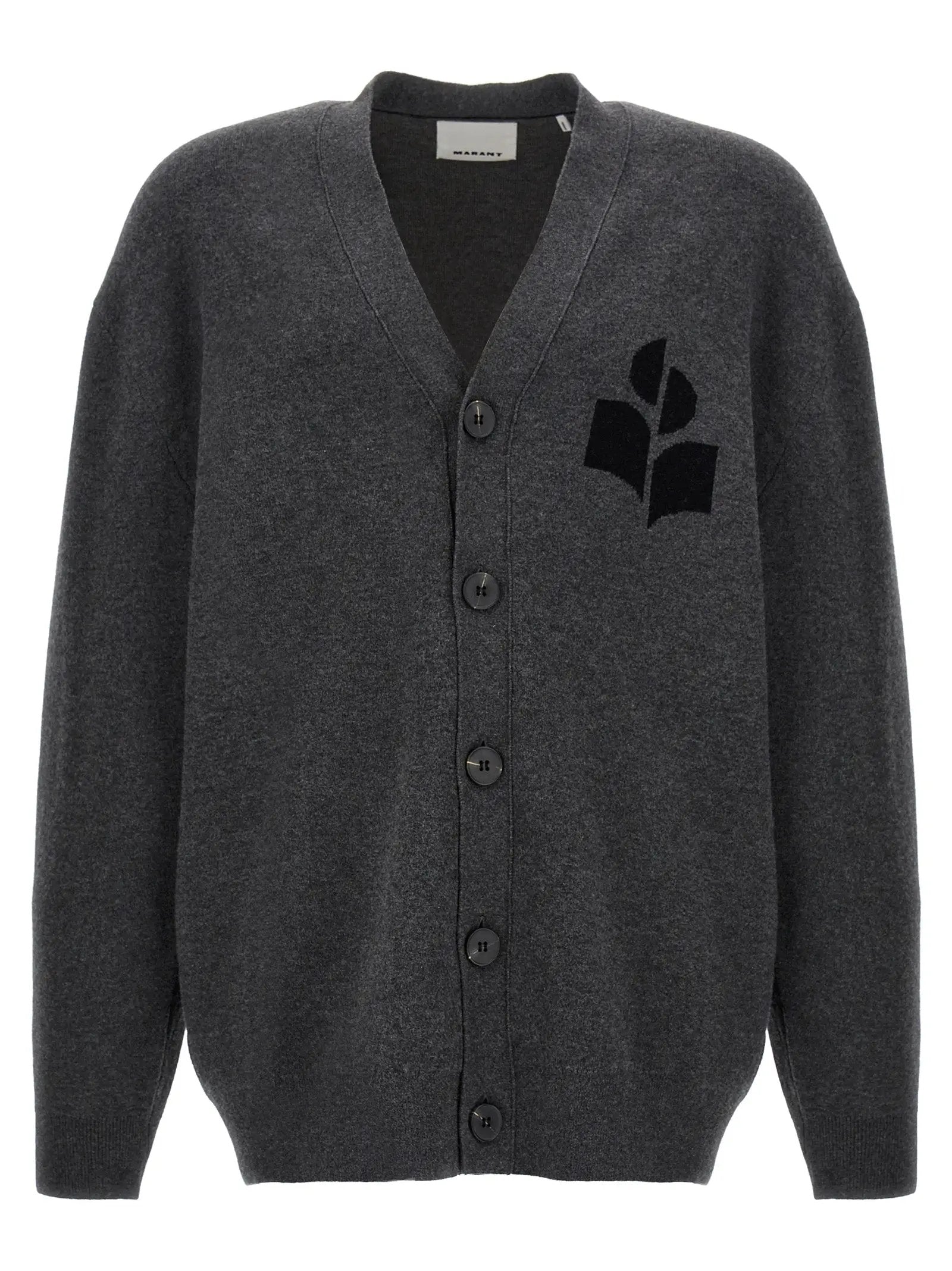 Isabel Marant Gray Cotton Cardigan