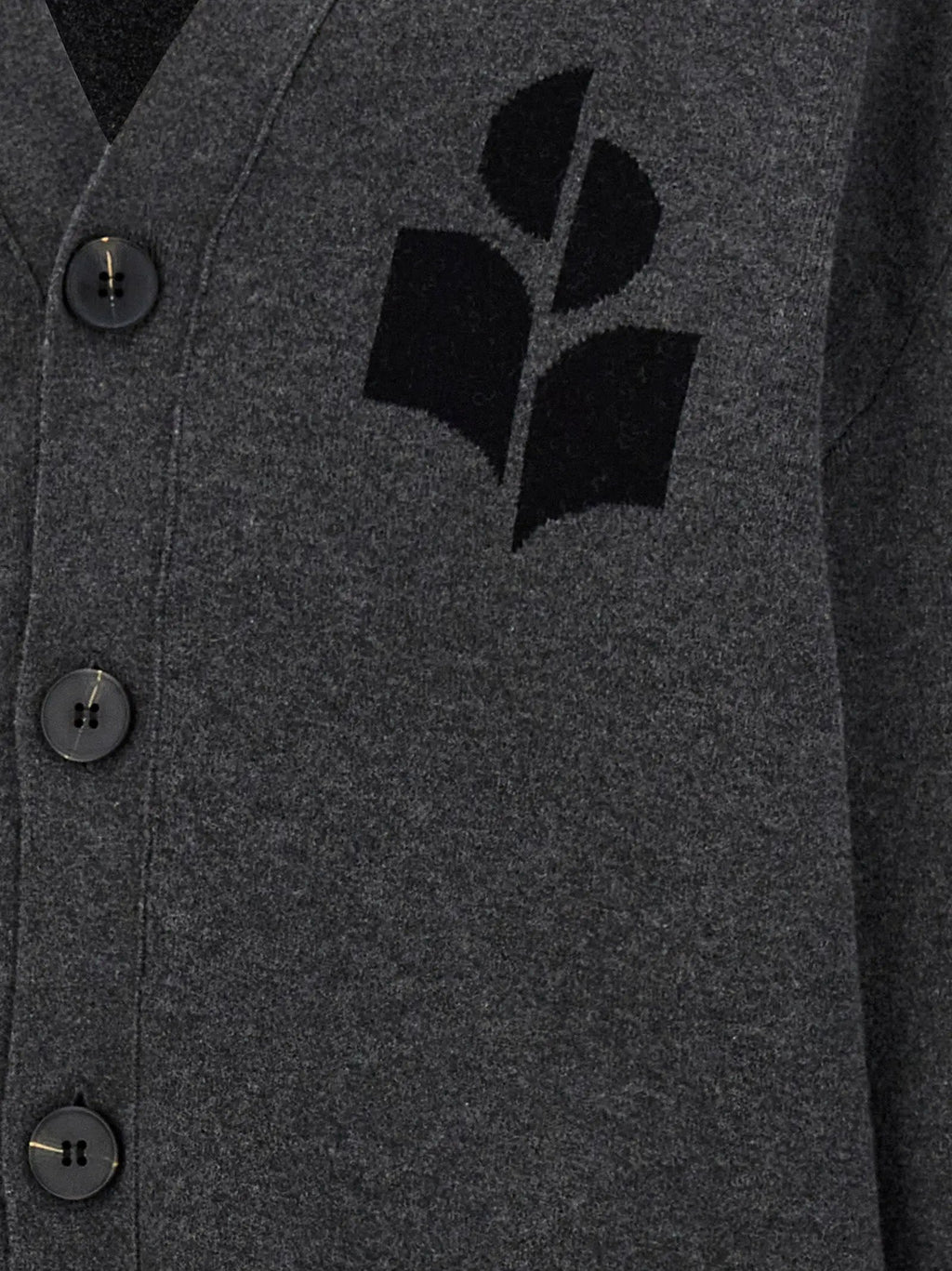 Isabel Marant Gray Cotton Cardigan