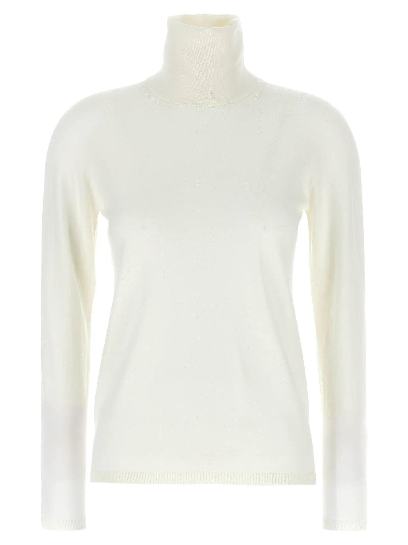 Max Mara White Virgin Wool Cardigan