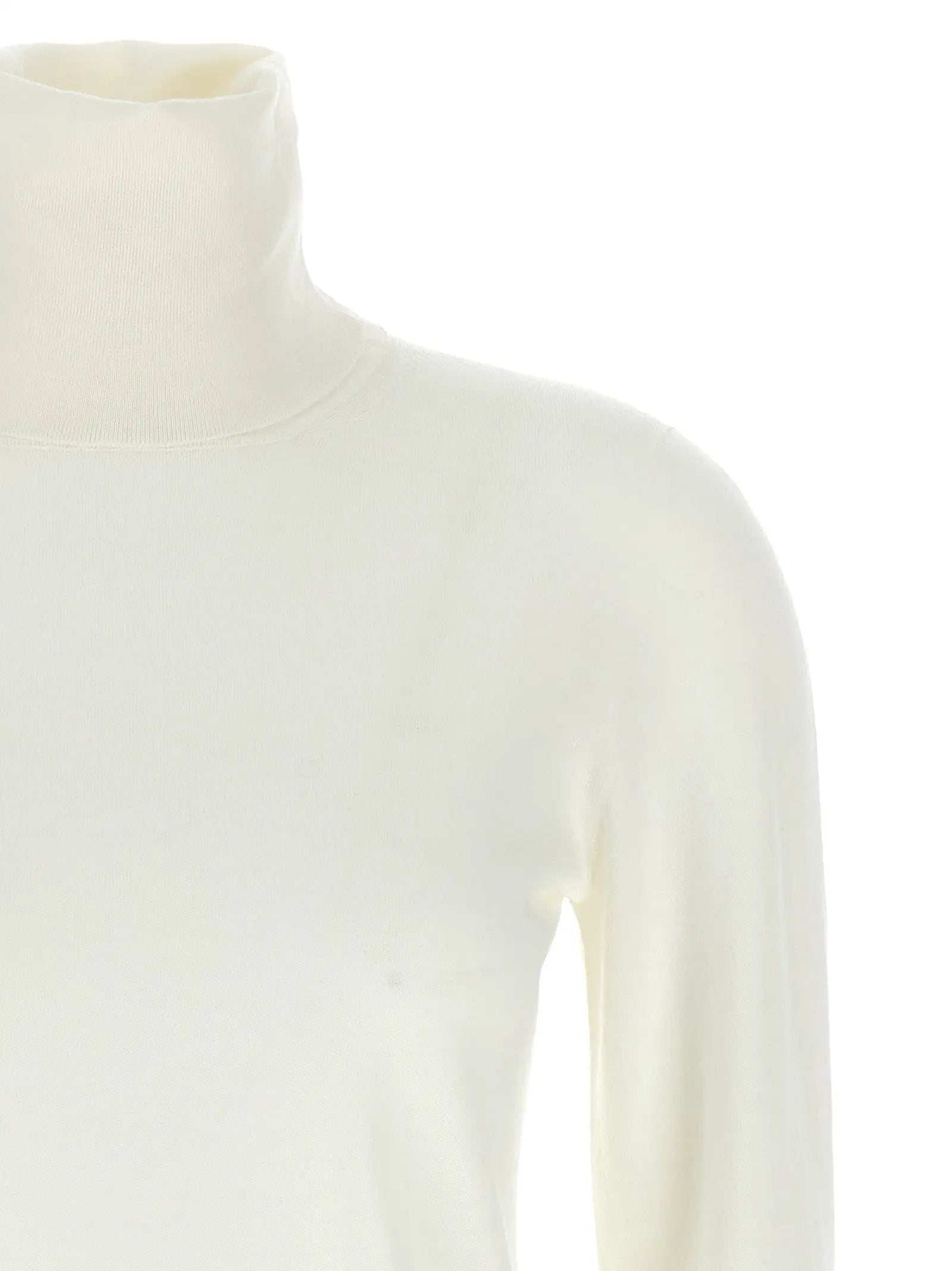Max Mara White Virgin Wool Cardigan