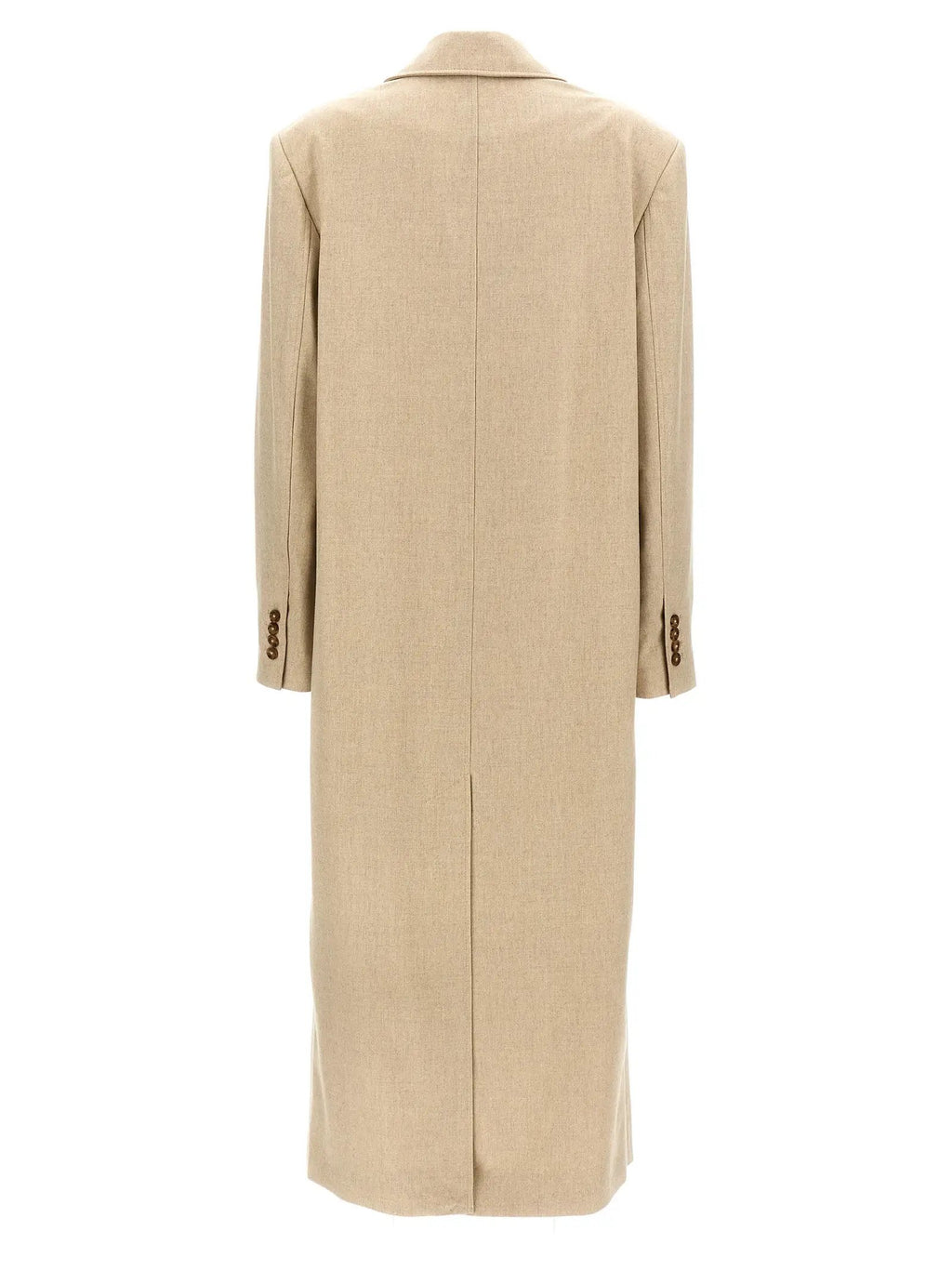 Loulou De Saison Beige Virgin Wool Coat