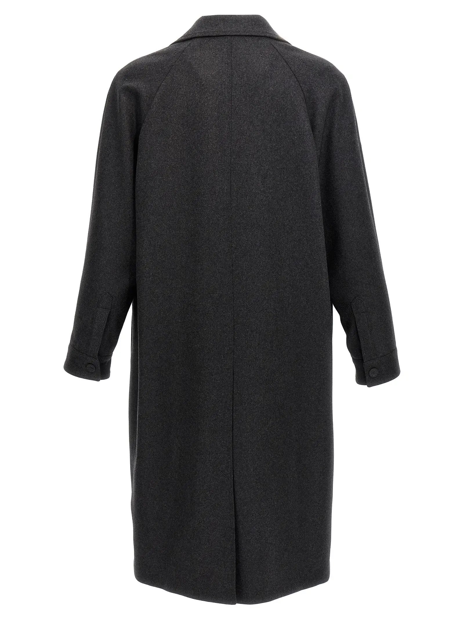 Fendi Gray Cashmere Coat