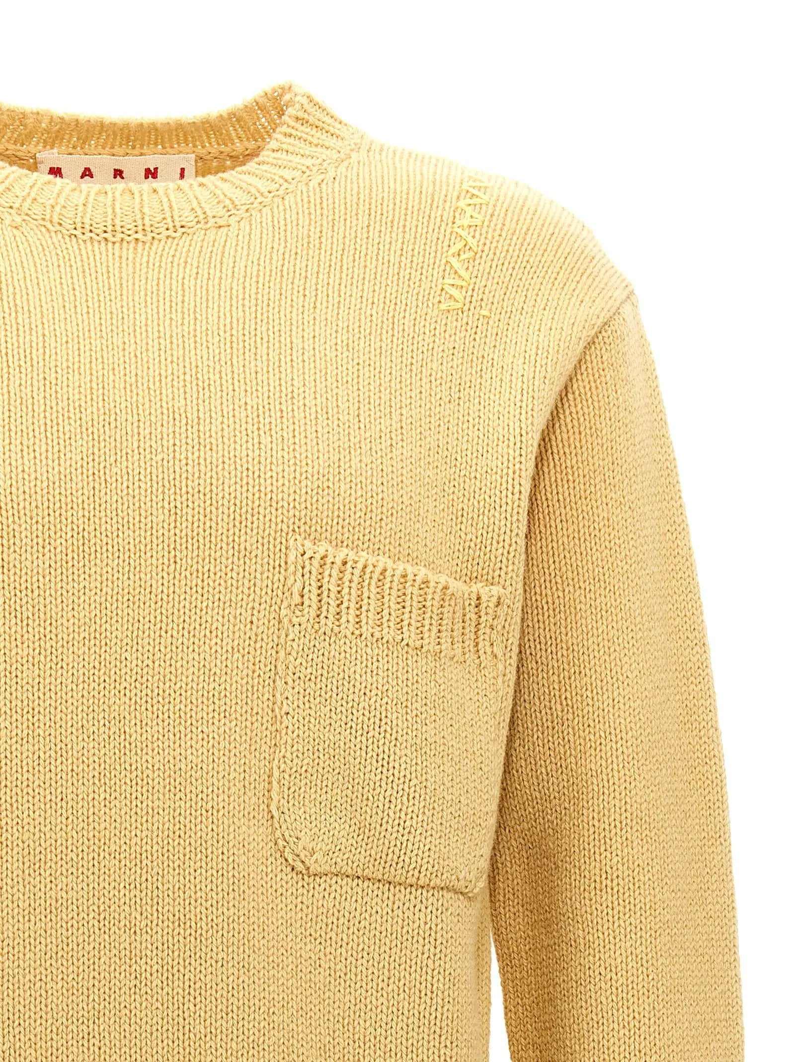 Marni Bicolor Wool Cardigan