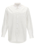 Comme Des Garçons White Cotton Blouse