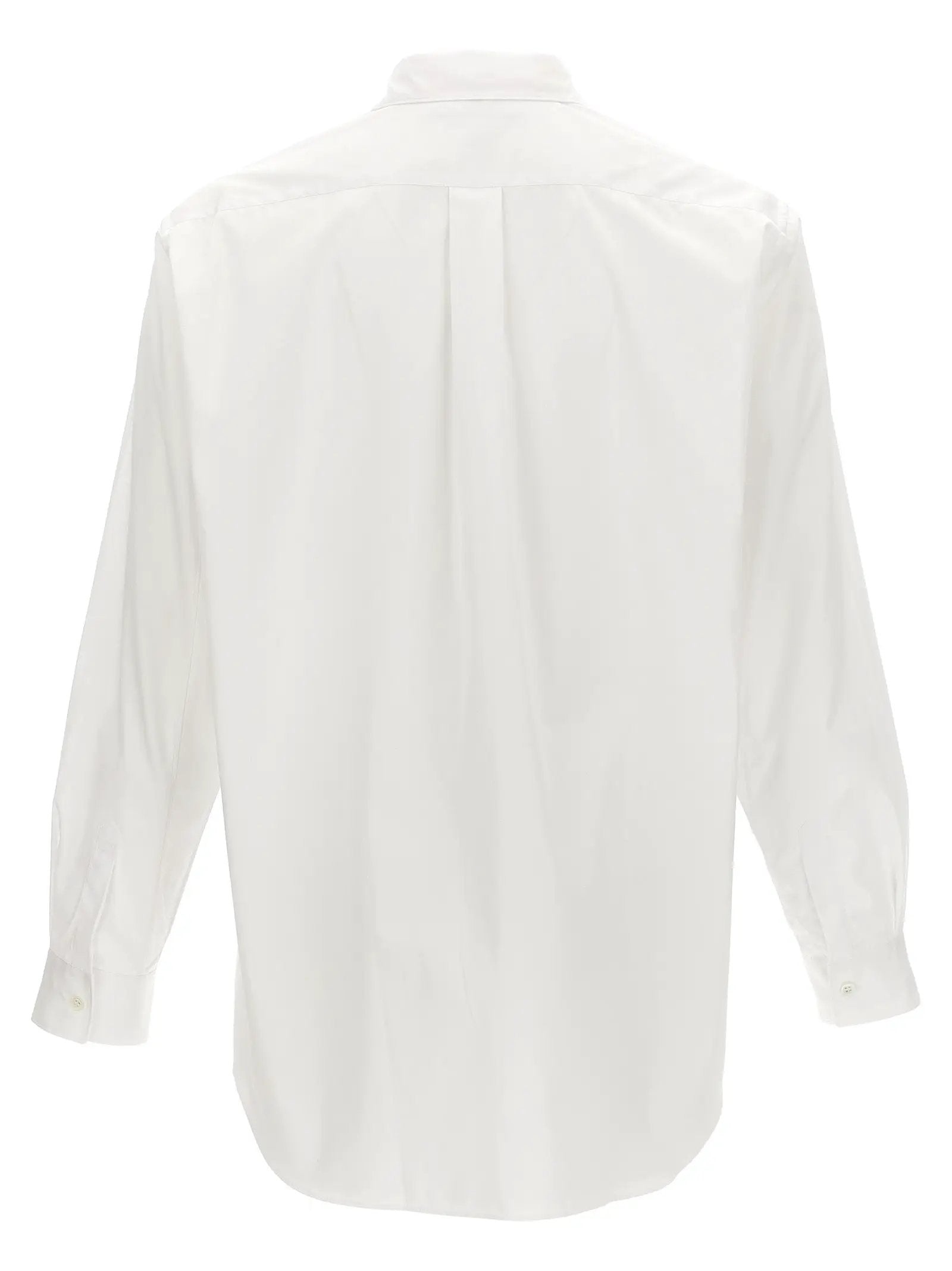 Comme Des Garçons White Cotton Blouse
