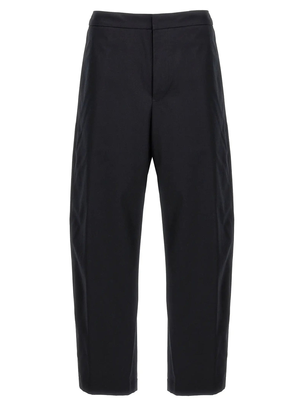 Jil Sander Blue Cotton Casual Pants