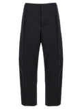 Jil Sander Blue Cotton Casual Pants