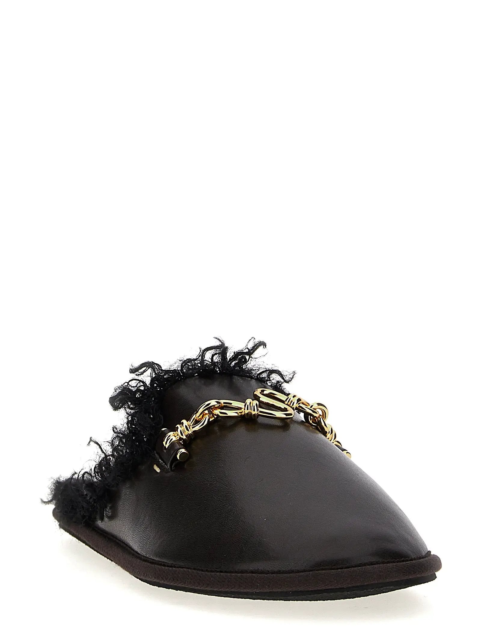 Stella McCartney Brown Polyethylene Mules