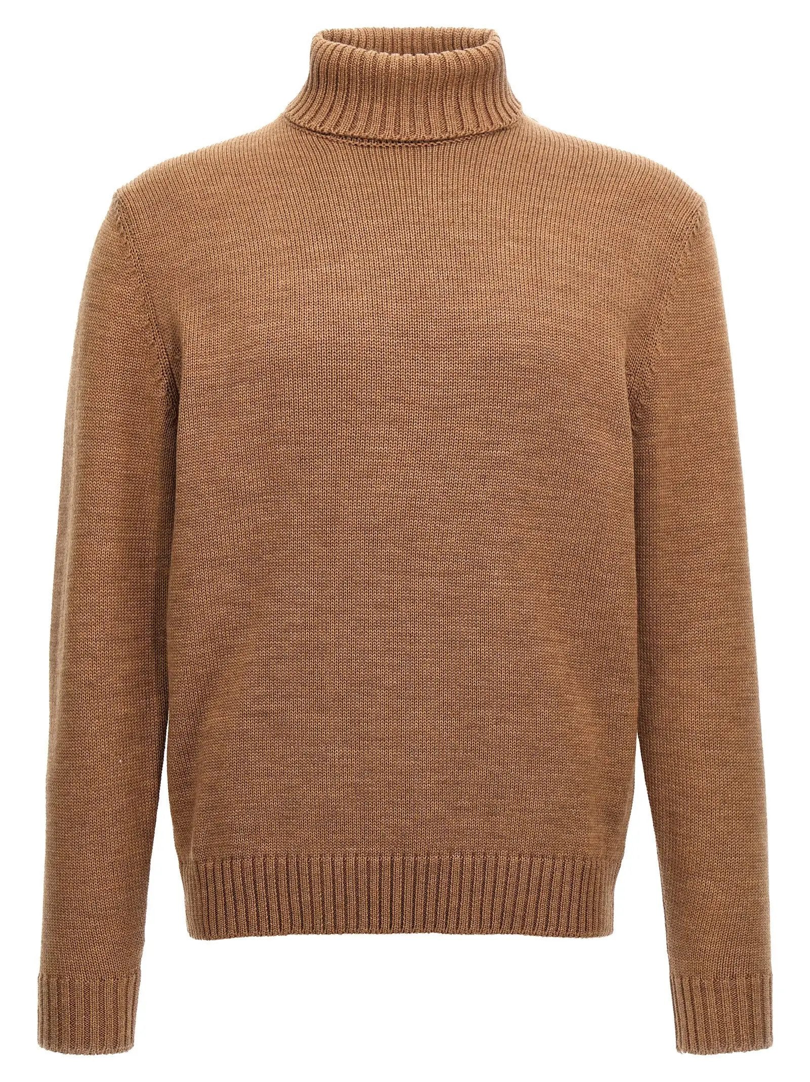 ZANONE Brown Virgin Wool Cardigan