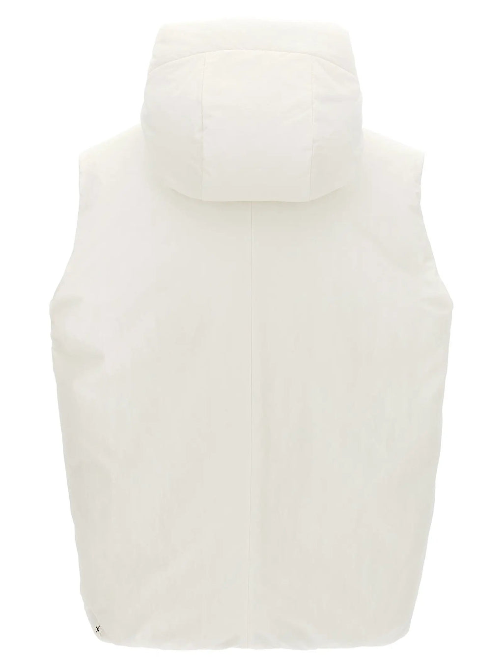 Jil Sander White Polyester Sleeveless Jacket