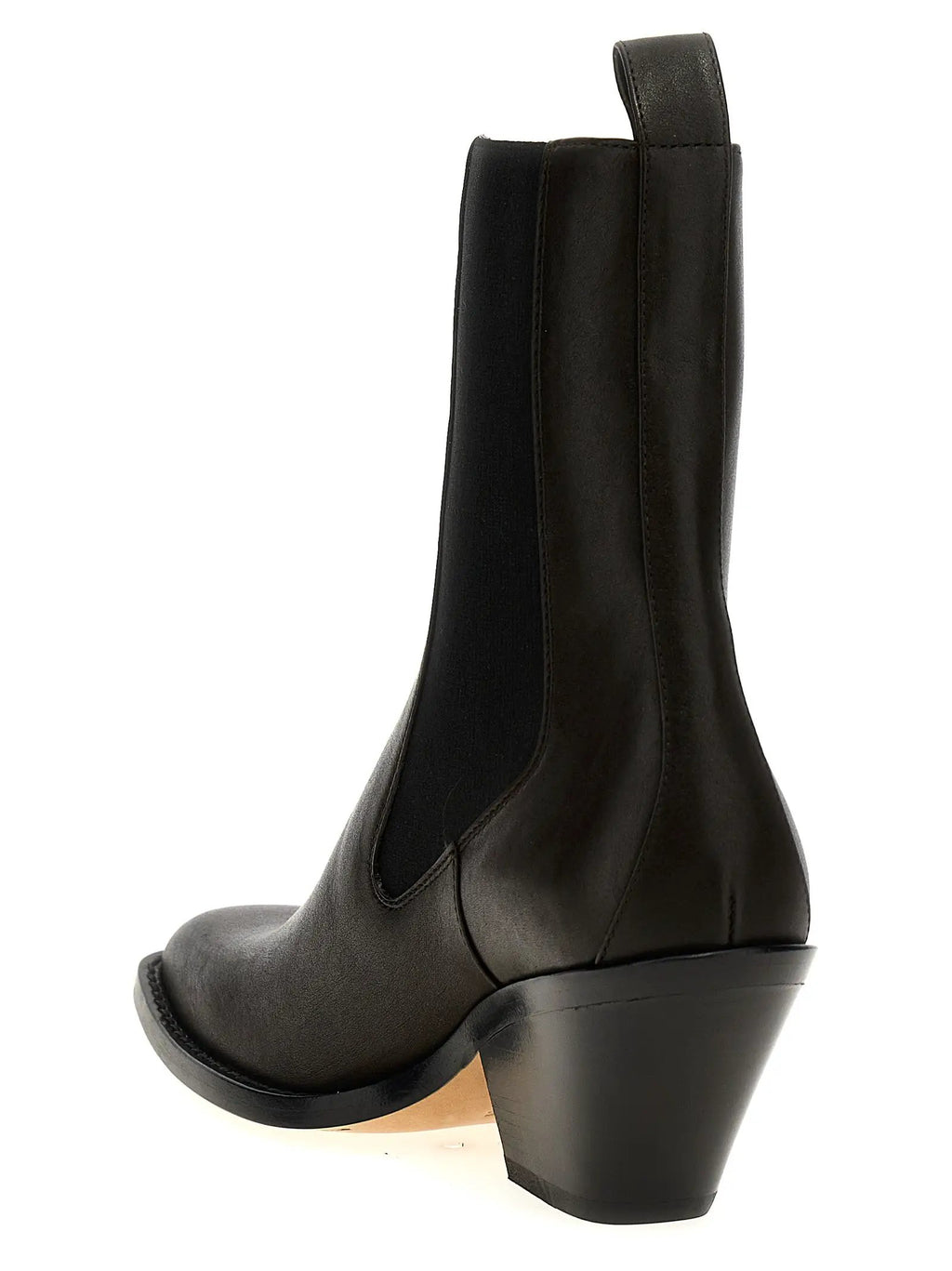 Khaite Brown Calfskin Chelsea Boots