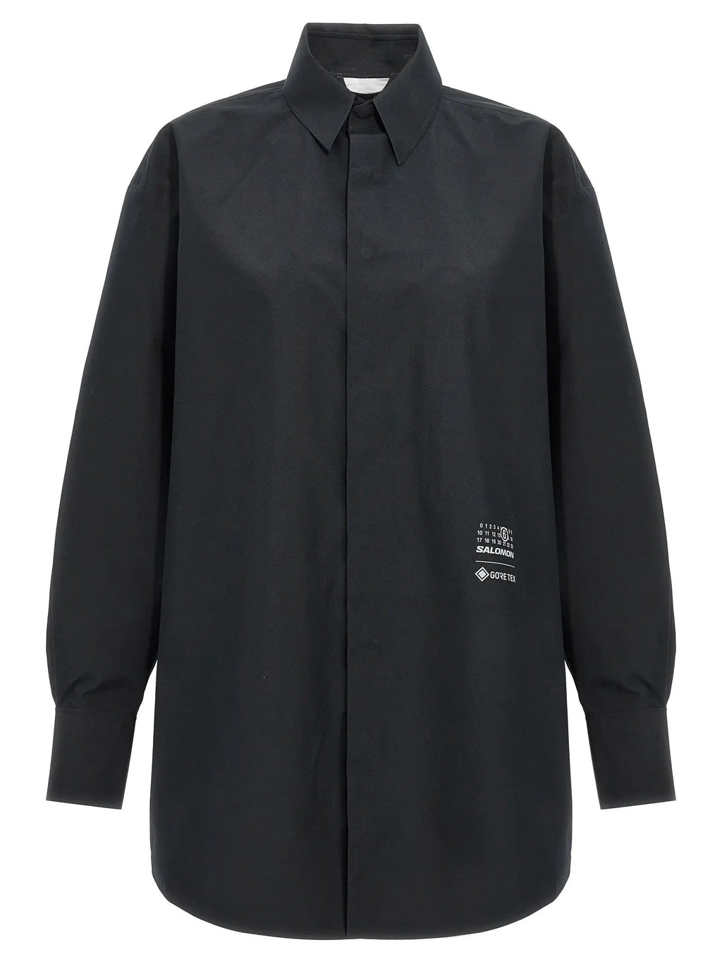 MM6 Maison Margiela Black Polyester Blouse