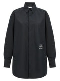 MM6 Maison Margiela Black Polyester Blouse