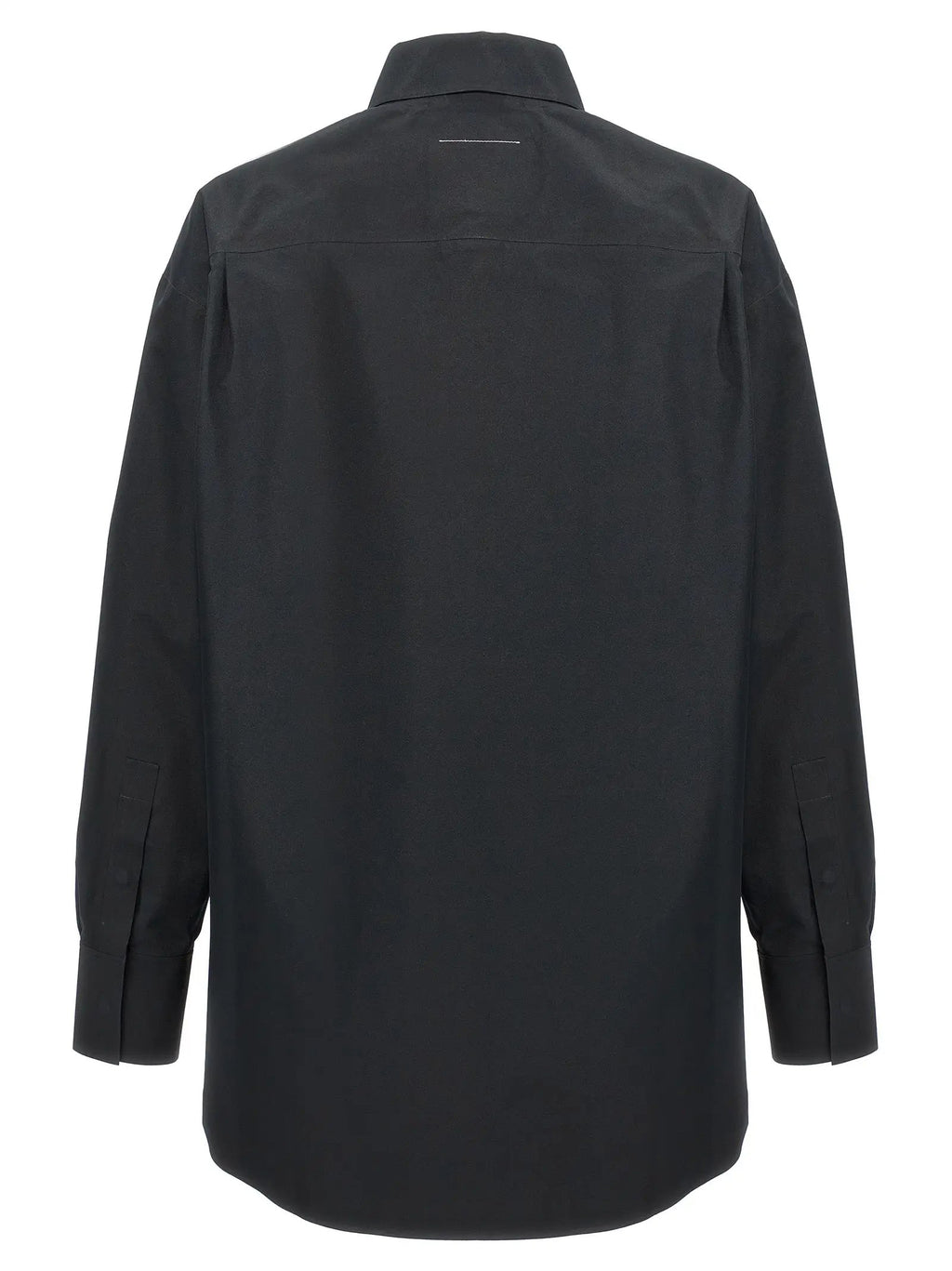 MM6 Maison Margiela Black Polyester Blouse