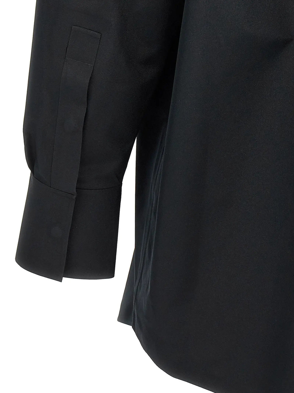 MM6 Maison Margiela Black Polyester Blouse