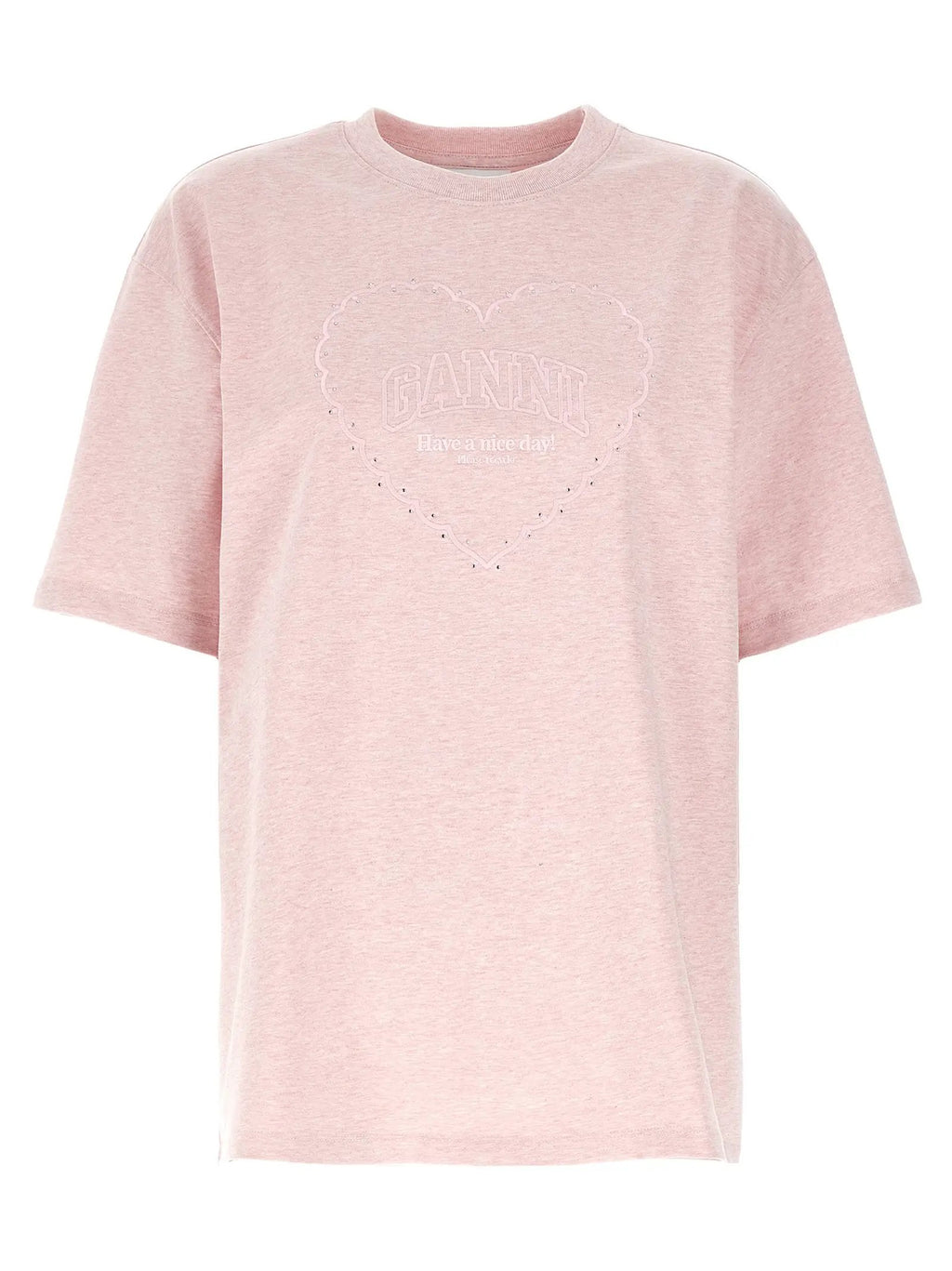 Ganni Multicolor Cotton T-Shirt