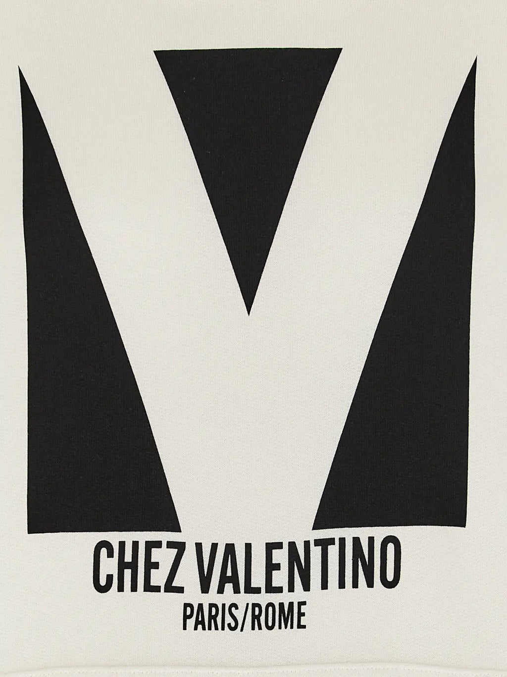 Valentino Garavani White Cotton Sweatshirt