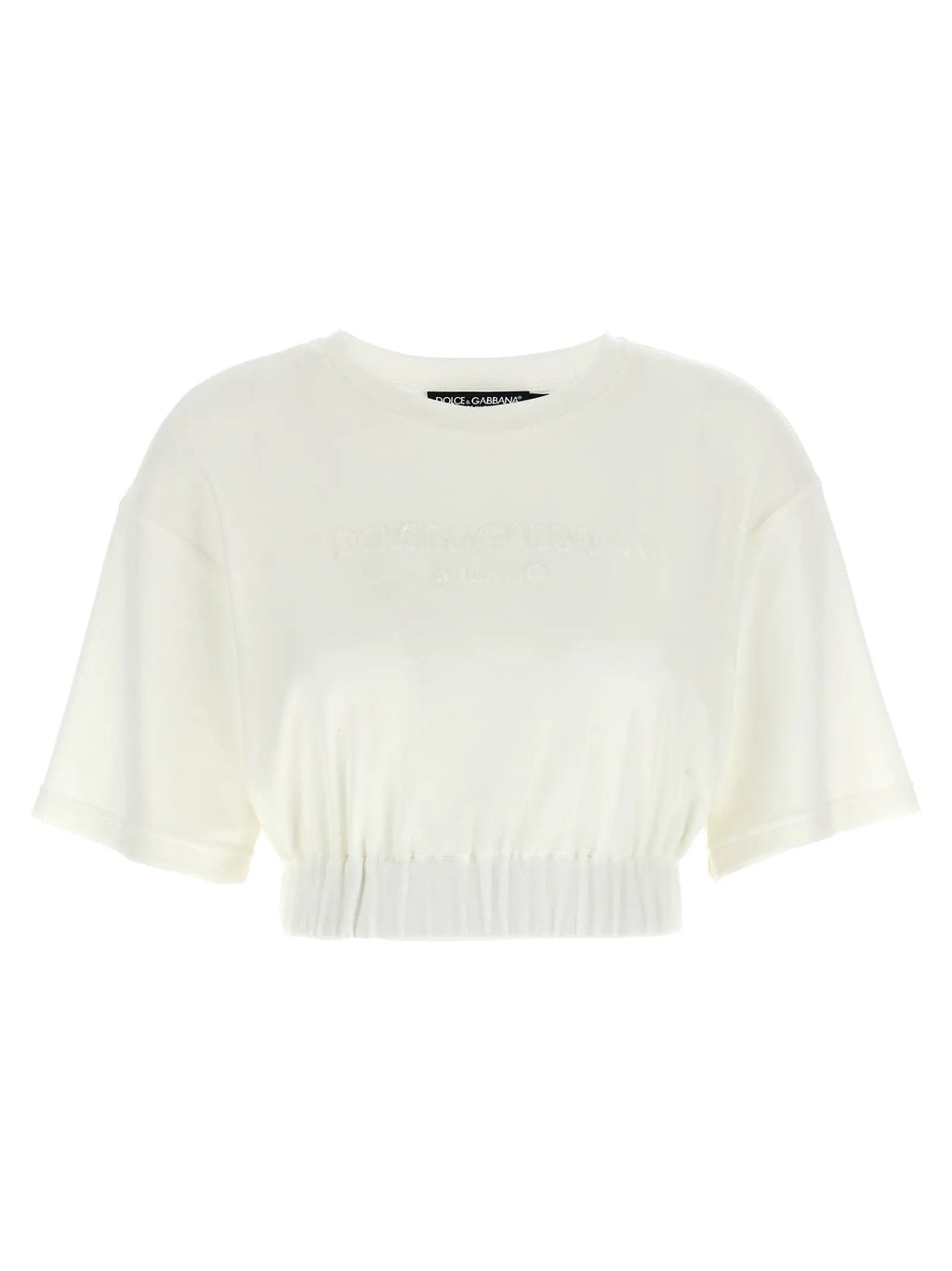 Dolce & Gabbana White Cotton T-Shirt