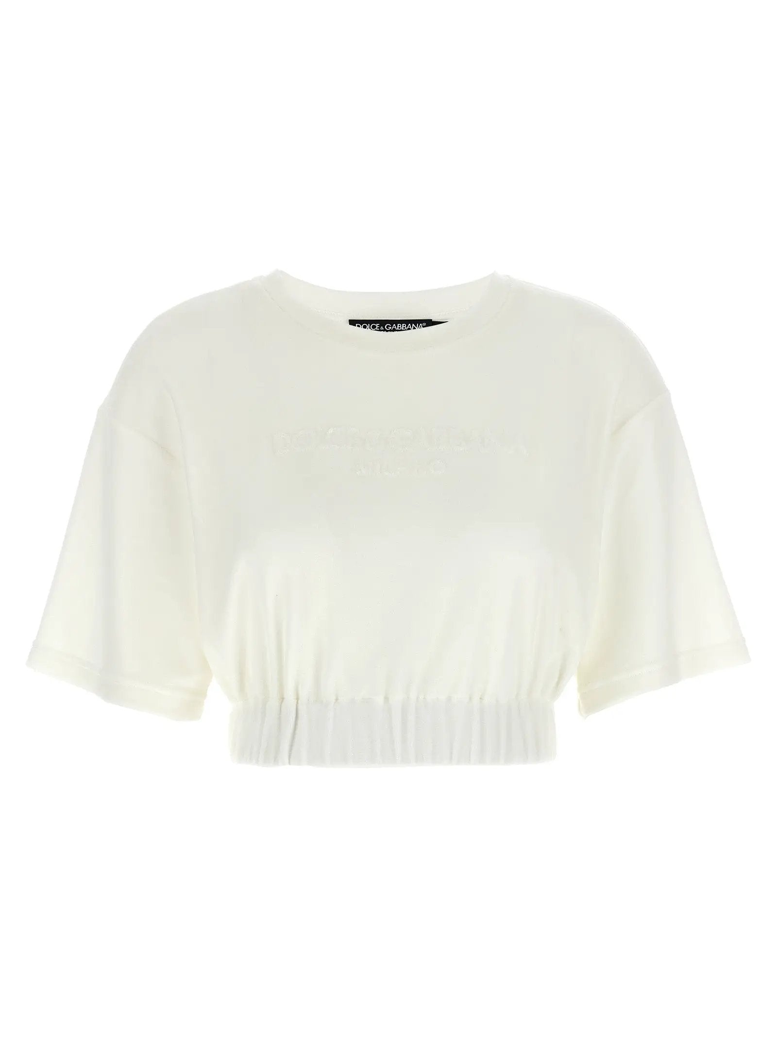 Dolce & Gabbana White Cotton T-Shirt