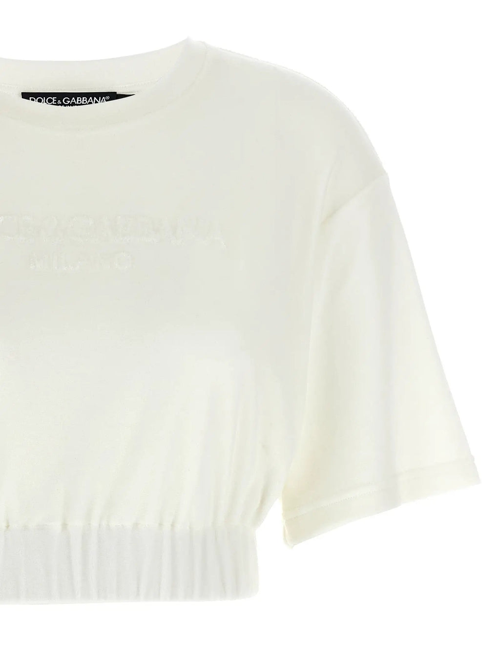 Dolce & Gabbana White Cotton T-Shirt