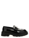 Jimmy Choo Black Calfskin Slip-On Loafers
