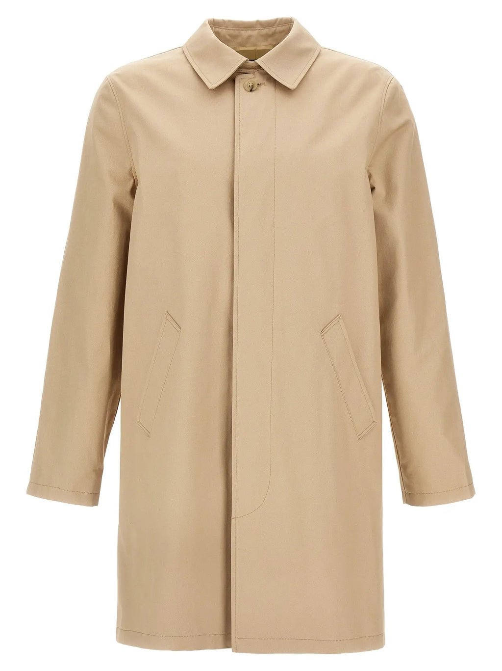 A.P.C. Beige Cotton Coat