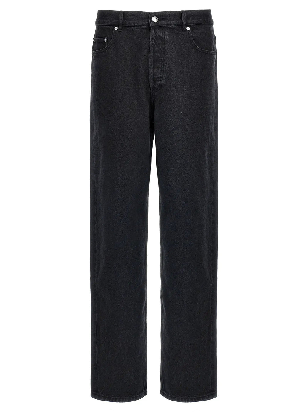 A.P.C. Black Cotton Straight-Leg Jeans